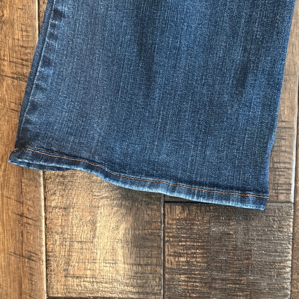 White House Black Market Skinny Flare Blue Women's Jeans size 8 - Picture 6 of 8